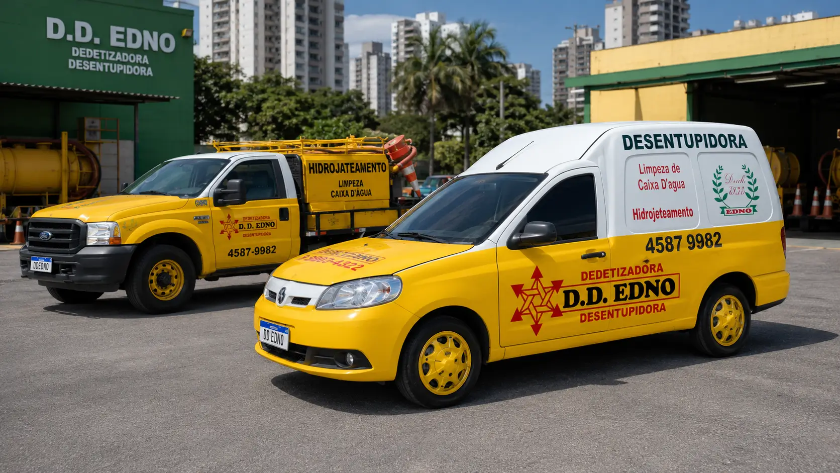Veículos de atendimento residencial e predial